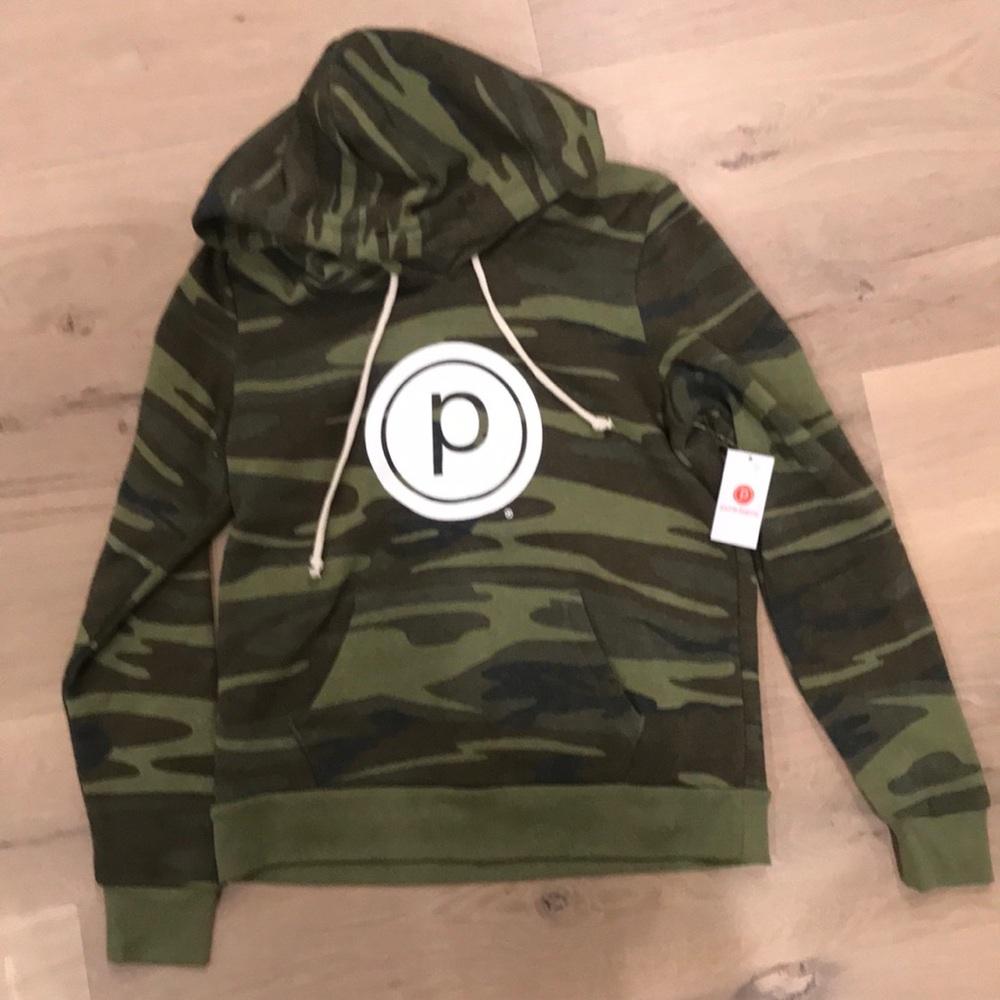 Crazy soft Pure Barre camo hoodie